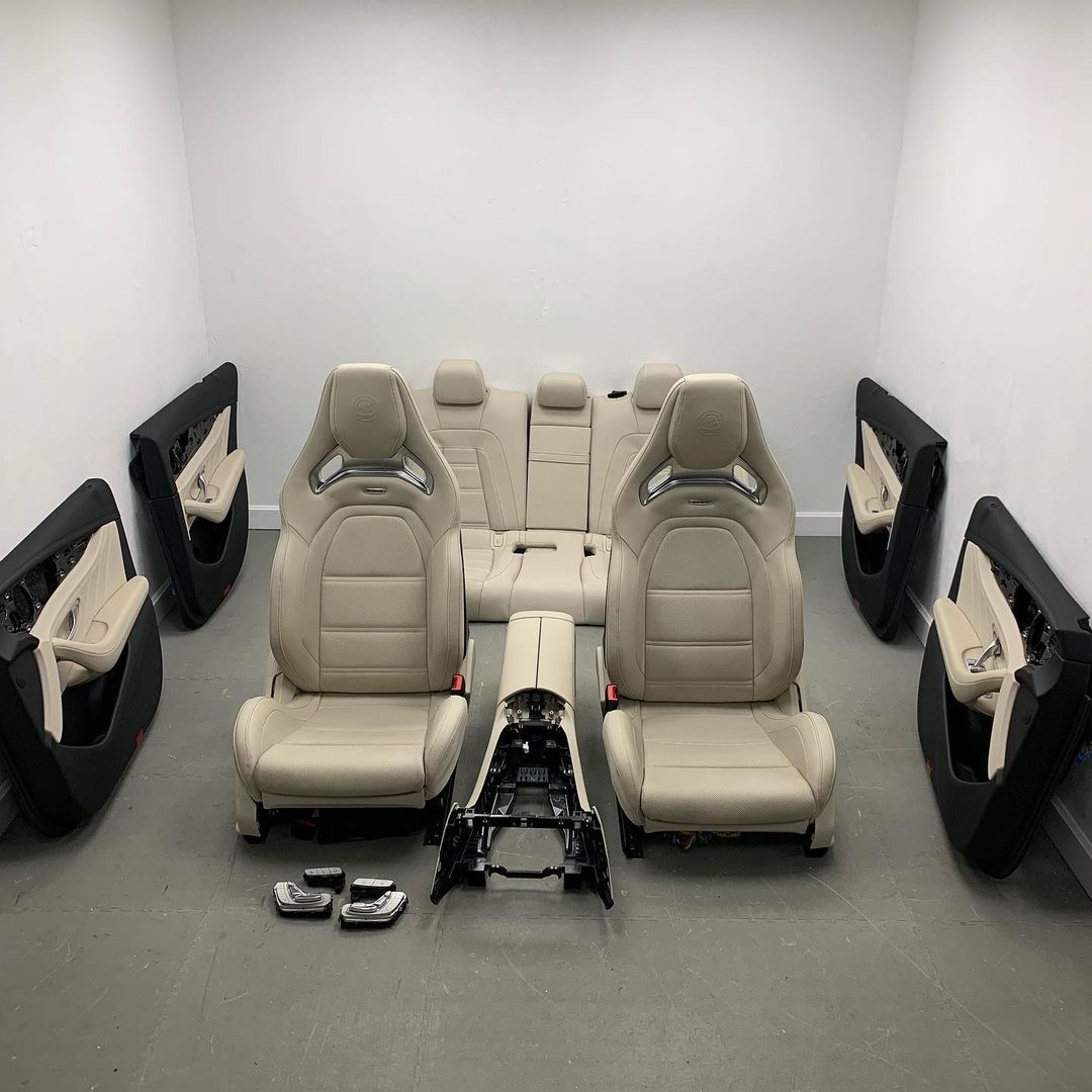 MERCEDES W213 E63S AMG LEATHER SEATS RECARO PERFORMANCE SEATS BOLSTERS INTERIOR 1 MERCEDES W213 E63S AMG LEATHER SEATS RECARO PERFORMANCE SEATS BOLSTERS INTERIOR
