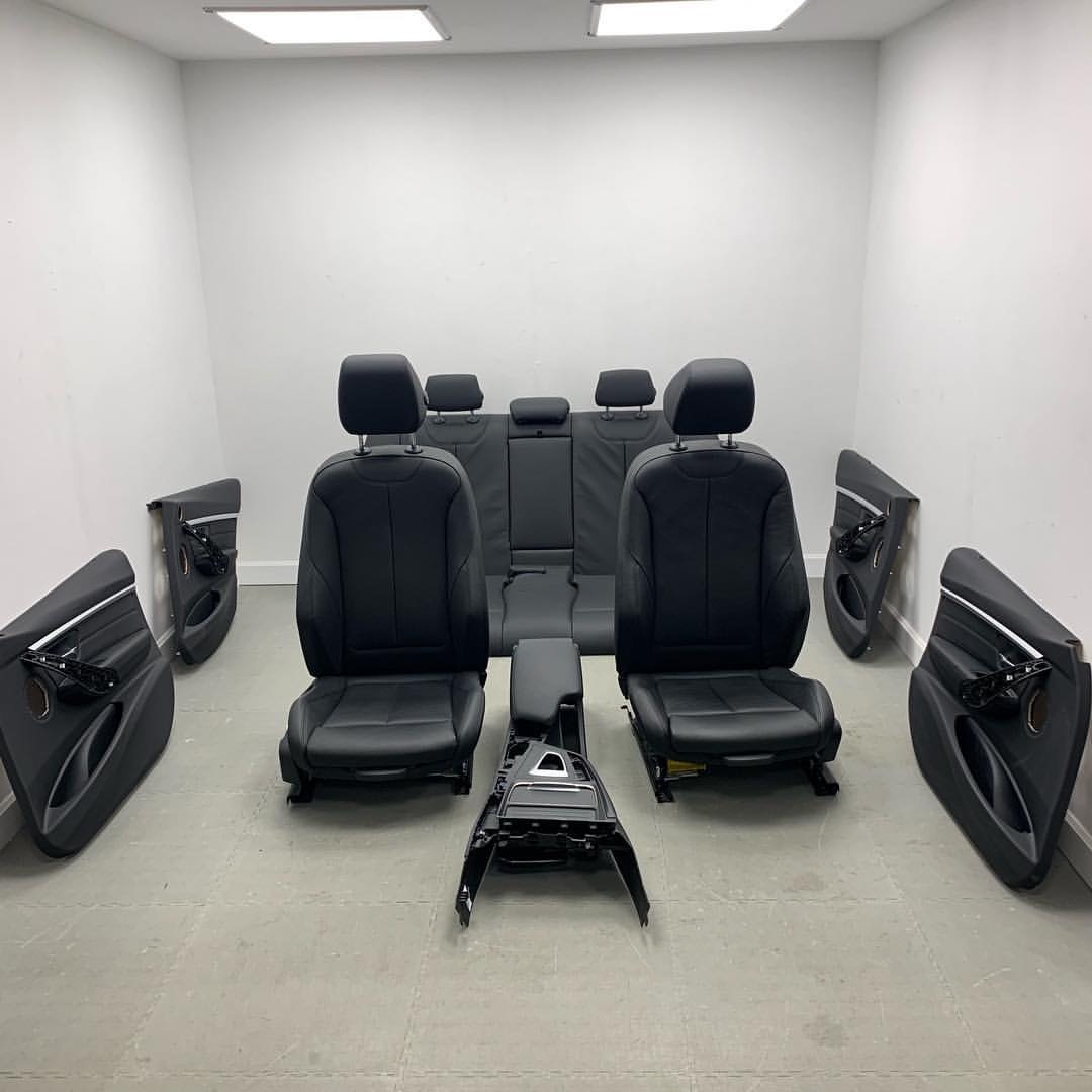 BMW F30 3 Series interior leather seats sport seat heating memory black 1 BMW F30 3 Series interior leather seats sport seat heating memory black