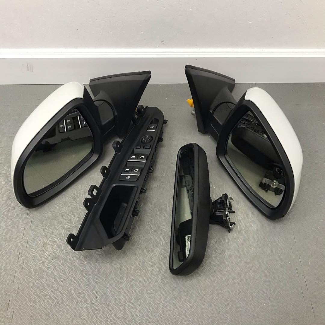 BMW X6 F16 Car Side Door Mirror Set for 5 Pins 2013-2018 Power Folding 1 BMW X6 F16 Car Side Door Mirror Set for 5 Pins 2013-2018 Power Folding