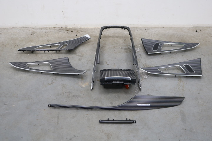 Audi A6 C7 4G cover Trims strip aluminum Beaufort interior decor set 1 Audi A6 C7 4G cover Trims strip aluminum Beaufort interior decor set