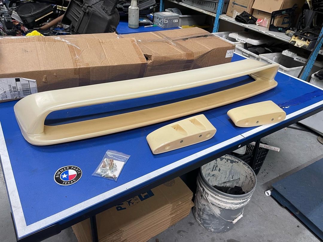 BMW E36 3 series LTW spoiler 1990-2000 ABS plastic, unpainted, GT wing 1 BMW E36 3 series LTW spoiler 1990-2000 ABS plastic, unpainted, GT wing